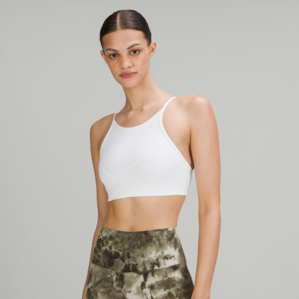 Flow Y Wrap-Front High Neck Bra